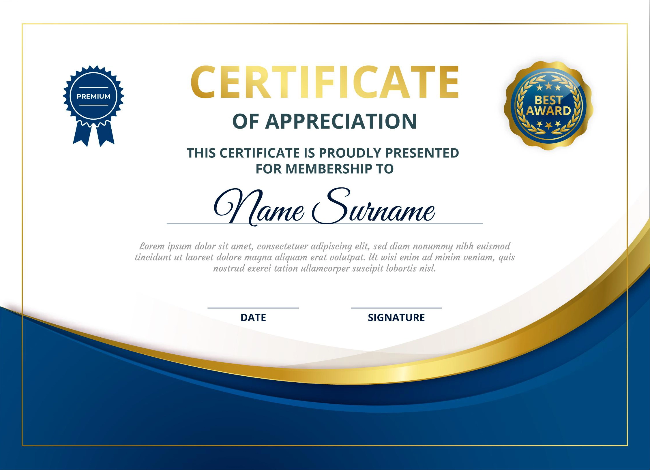 Certifications