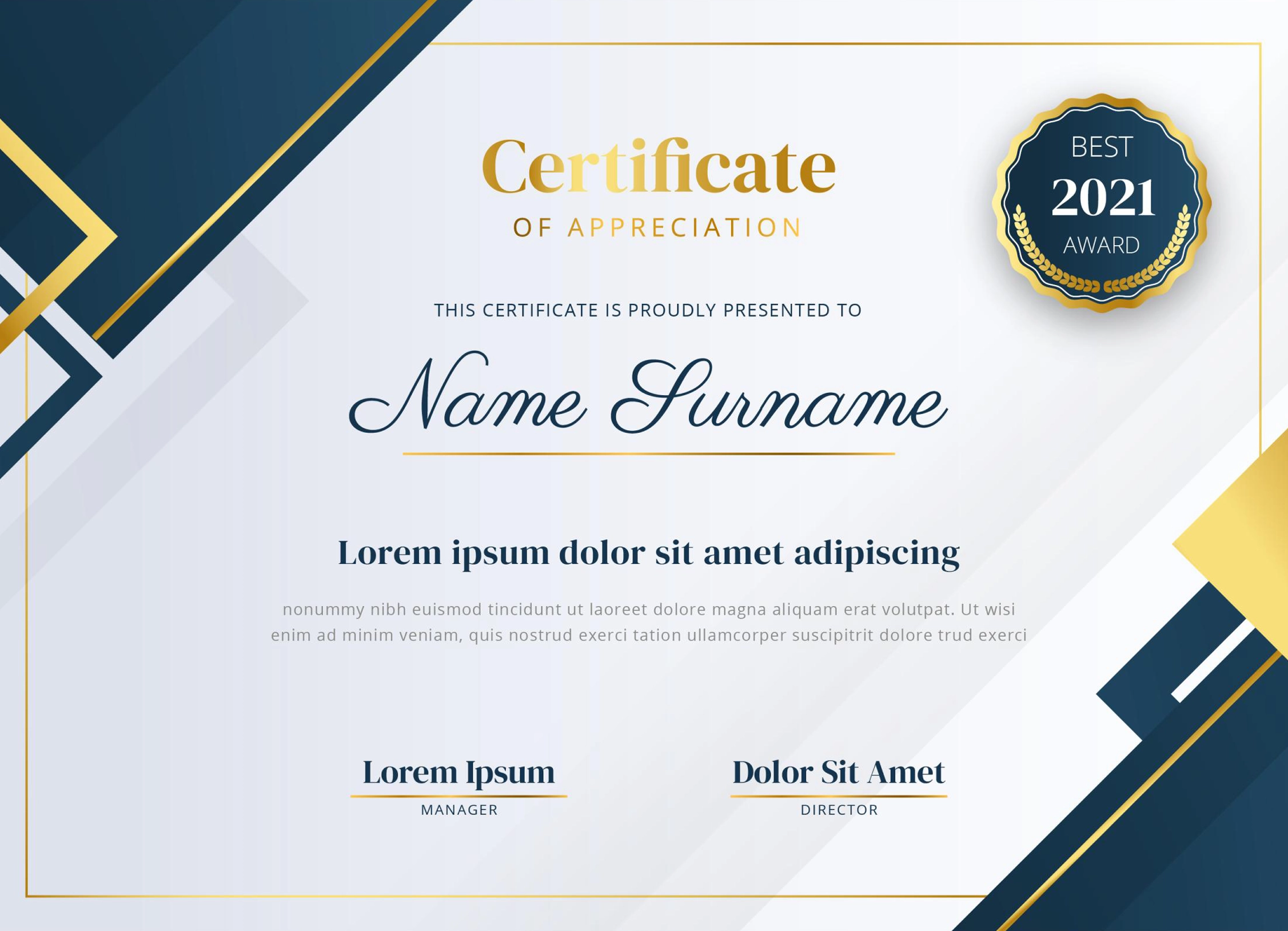Certifications